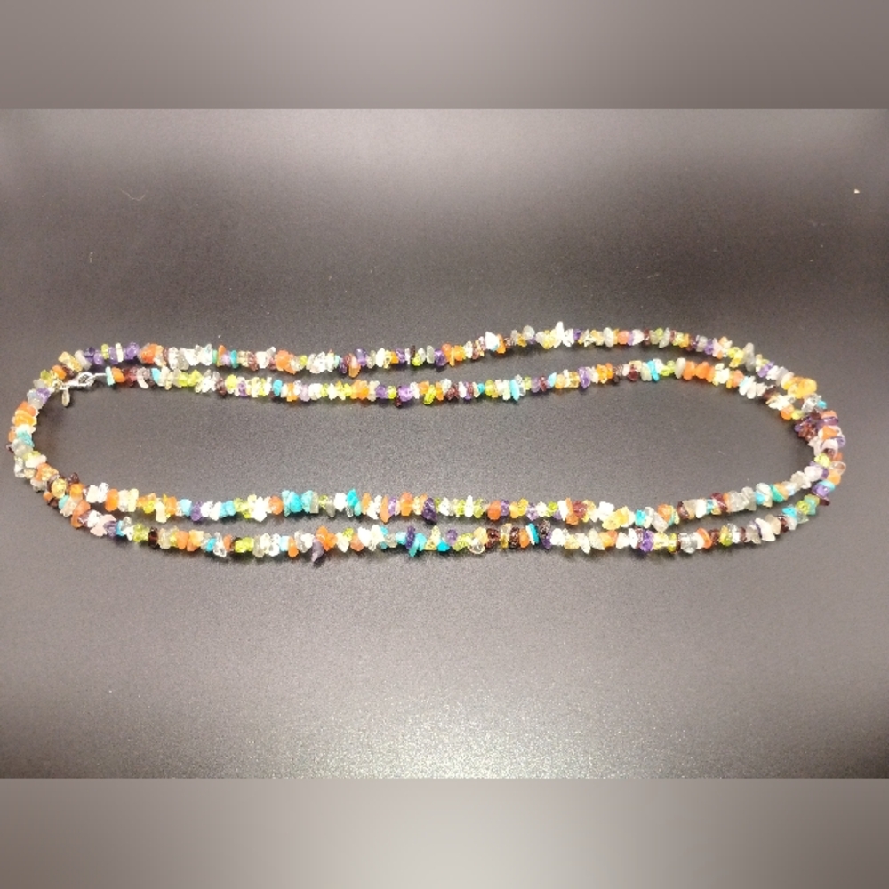 Multi Gemstone Necklace - image 3